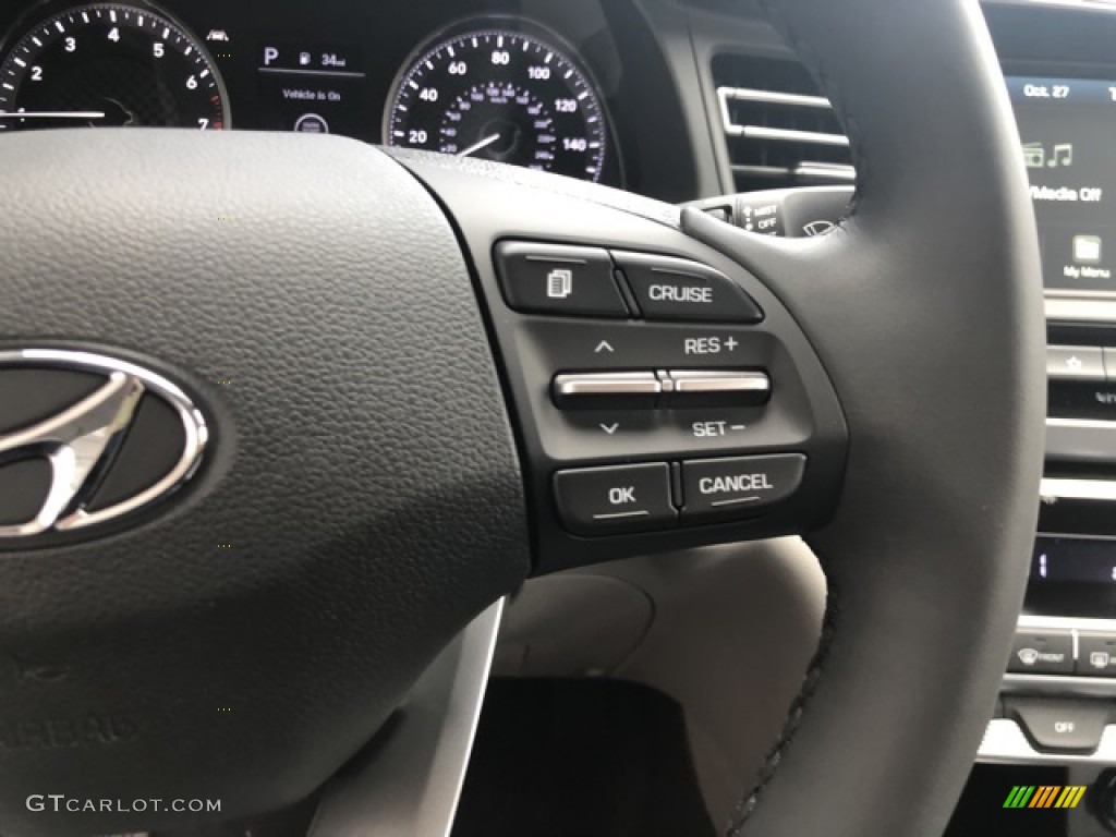 2020 Elantra Limited - Lakeside Blue / Gray photo #11