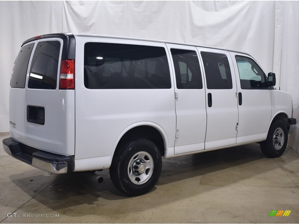 Summit White 2016 Chevrolet Express 2500 Passenger LT Exterior Photo #140007622