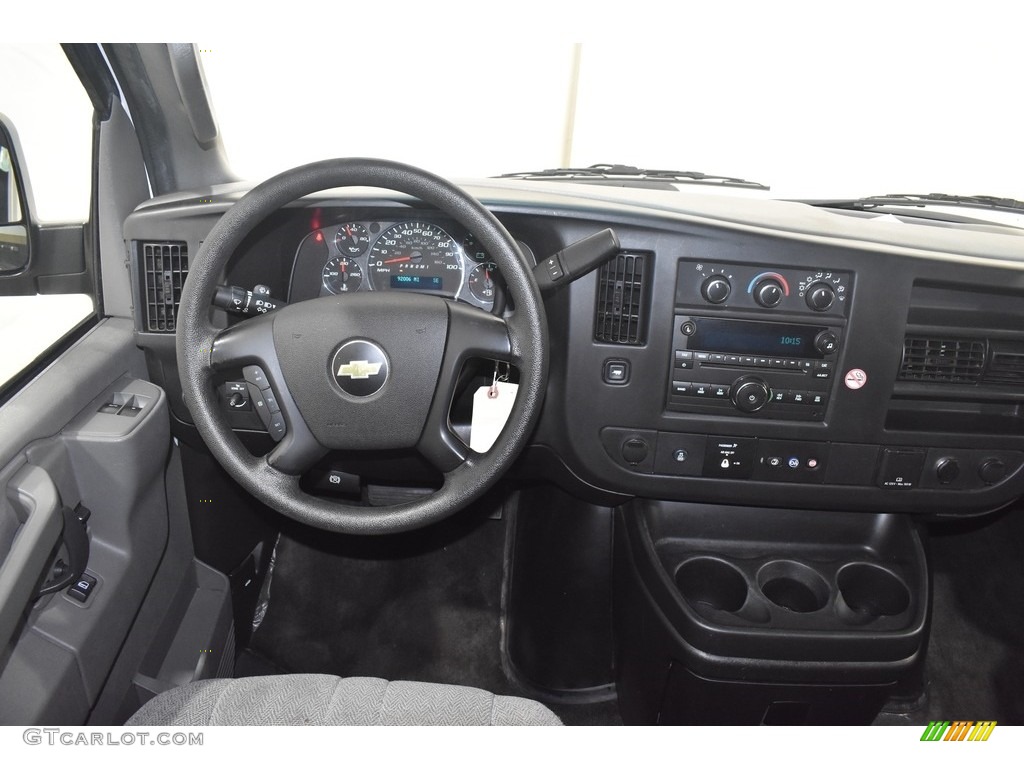 2016 Chevrolet Express 2500 Passenger LT Medium Pewter Dashboard Photo #140007853