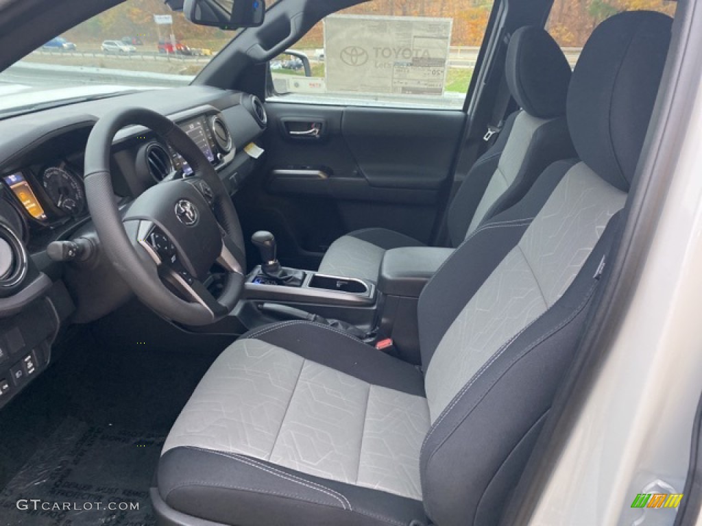 2021 Tacoma TRD Sport Double Cab 4x4 - Wind Chill Pearl / TRD Cement/Black photo #4