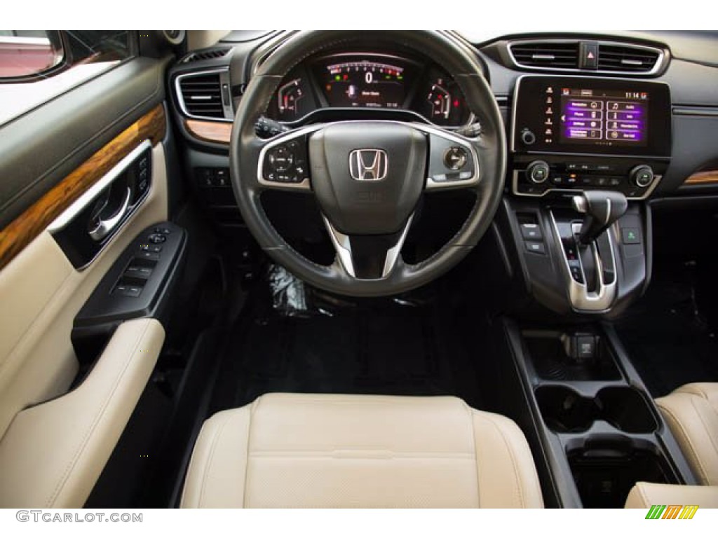 2019 CR-V Touring - Molten Lava Pearl / Ivory photo #5