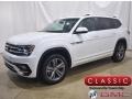 Pure White 2019 Volkswagen Atlas SE R-Line 4Motion