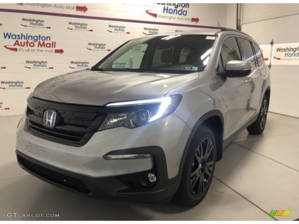 2021 Pilot Touring AWD - Lunar Silver Metallic / Gray photo #1