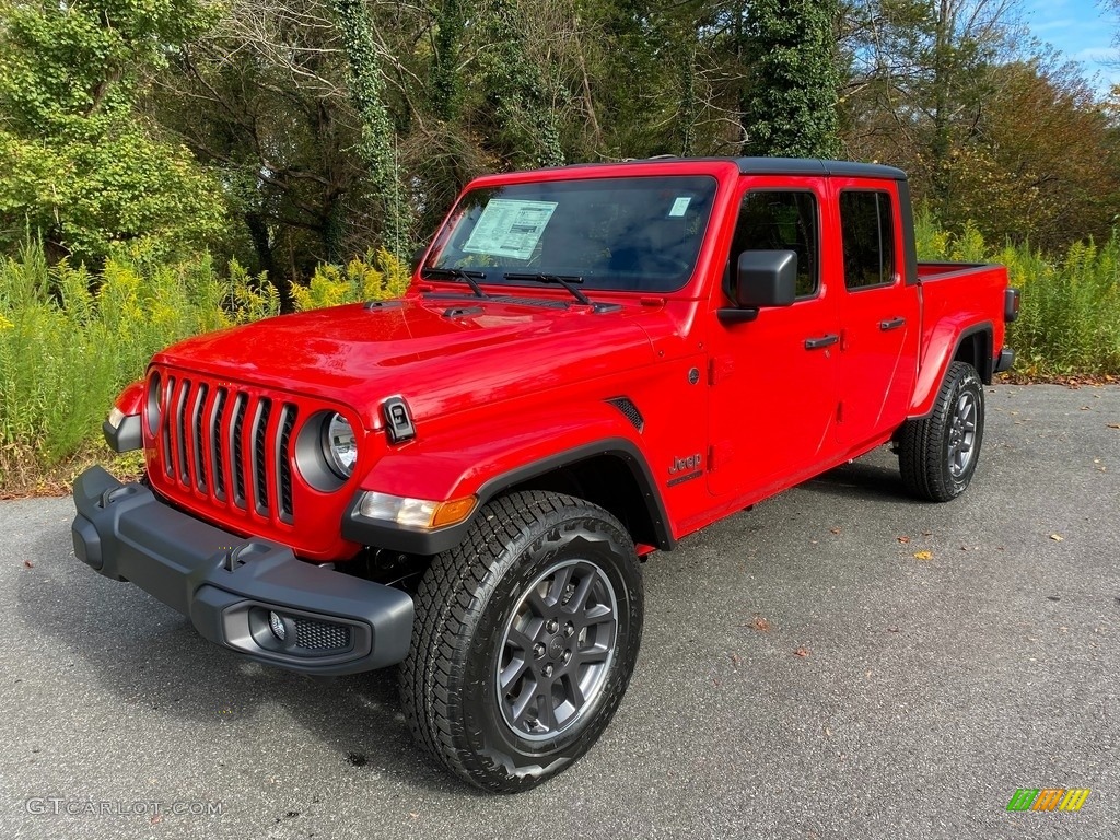 2021 Gladiator 80th Anniversary Edition 4x4 - Firecracker Red / Black photo #2