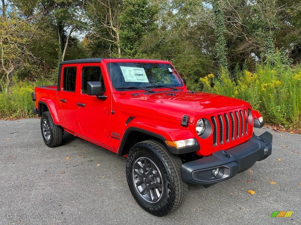 2021 Gladiator 80th Anniversary Edition 4x4 - Firecracker Red / Black photo #4