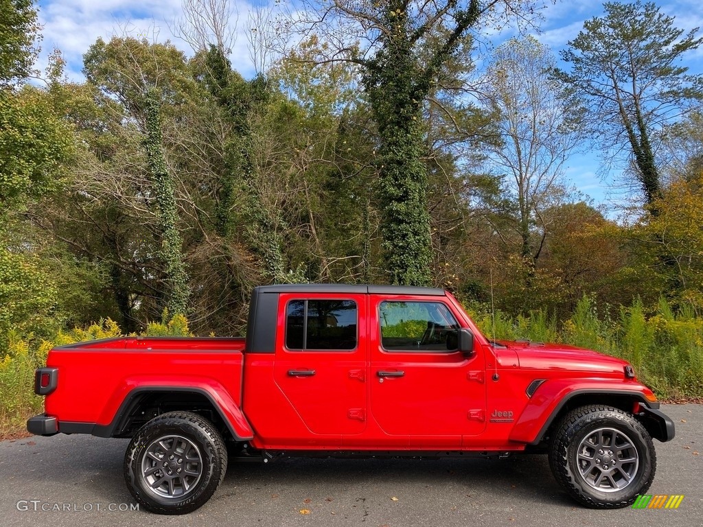 2021 Gladiator 80th Anniversary Edition 4x4 - Firecracker Red / Black photo #5