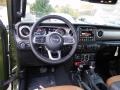 Dark Saddle/Black 2021 Jeep Wrangler Unlimited Rubicon 4x4 Dashboard
