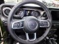 Dark Saddle/Black 2021 Jeep Wrangler Unlimited Rubicon 4x4 Steering Wheel