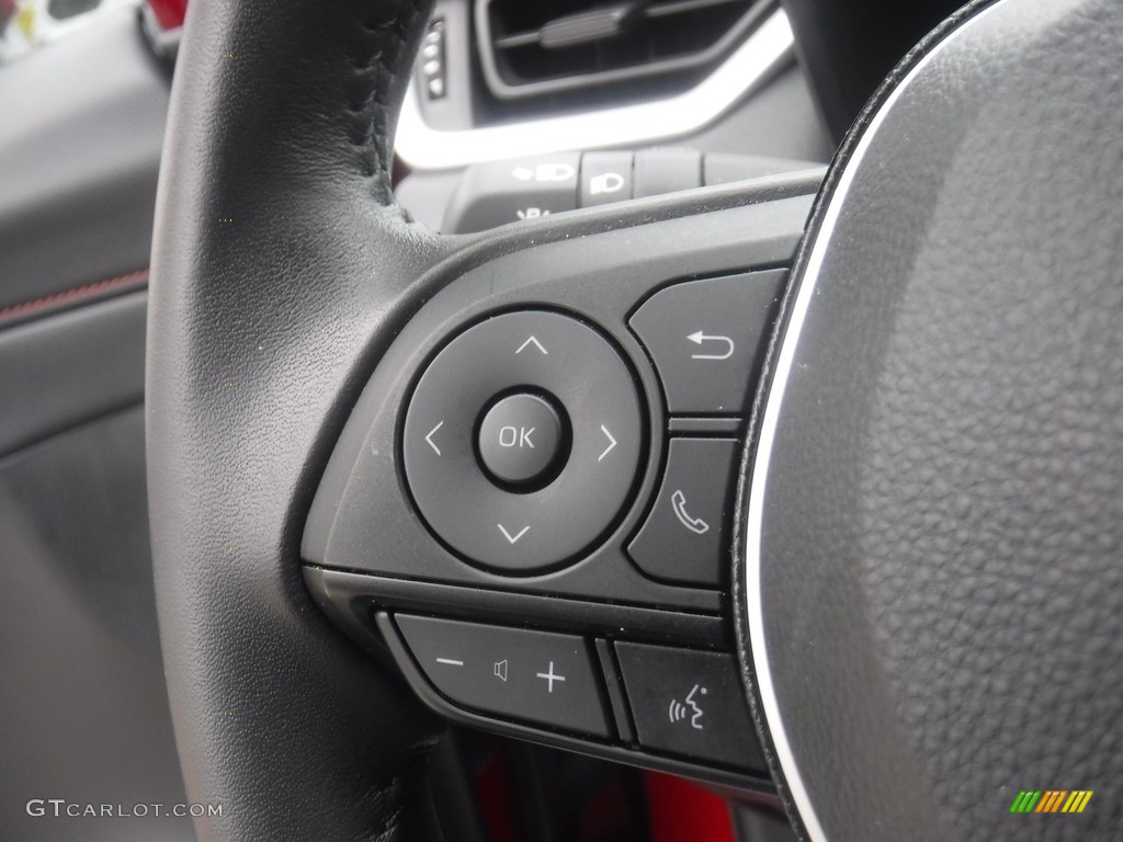 2020 Toyota RAV4 Adventure AWD Black Steering Wheel Photo #140009893