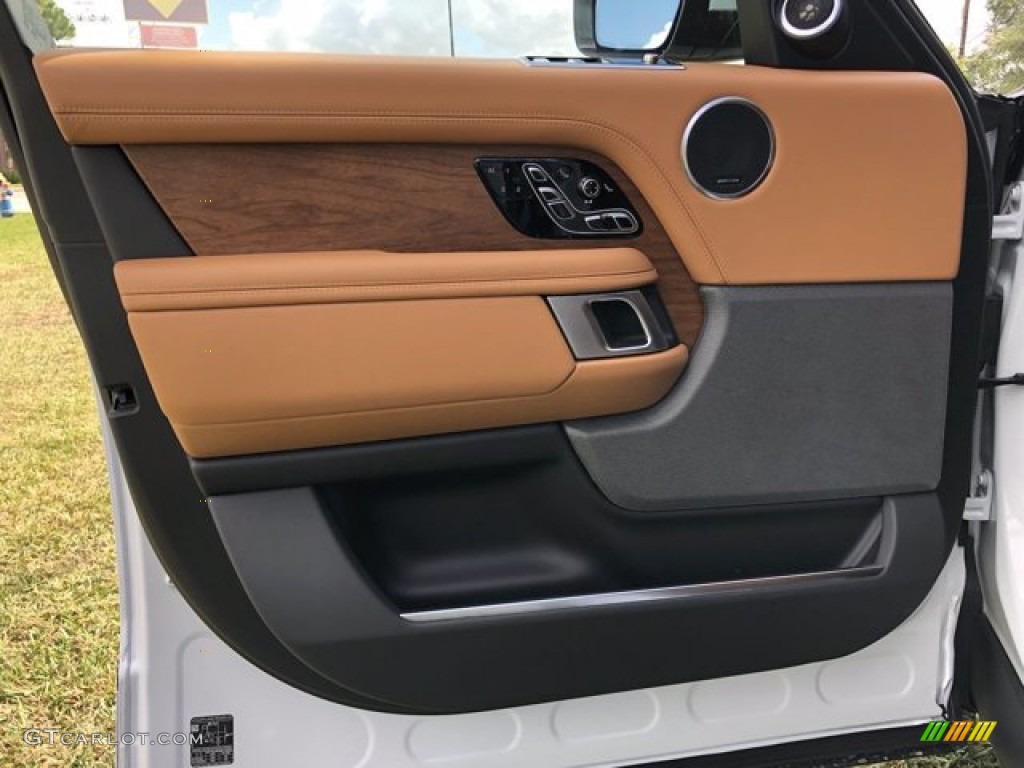 2021 Land Rover Range Rover Autobiography Vintage Tan/Ebony Door Panel Photo #140009953