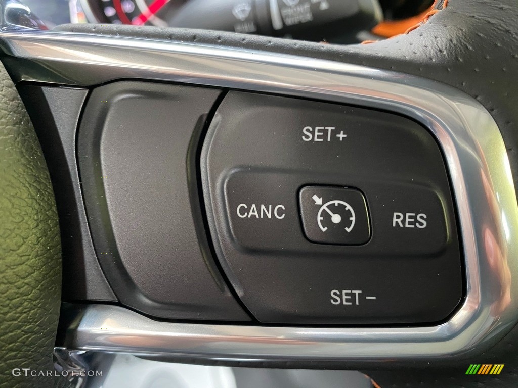 2021 Jeep Gladiator Mojave 4x4 Black Steering Wheel Photo #140010007
