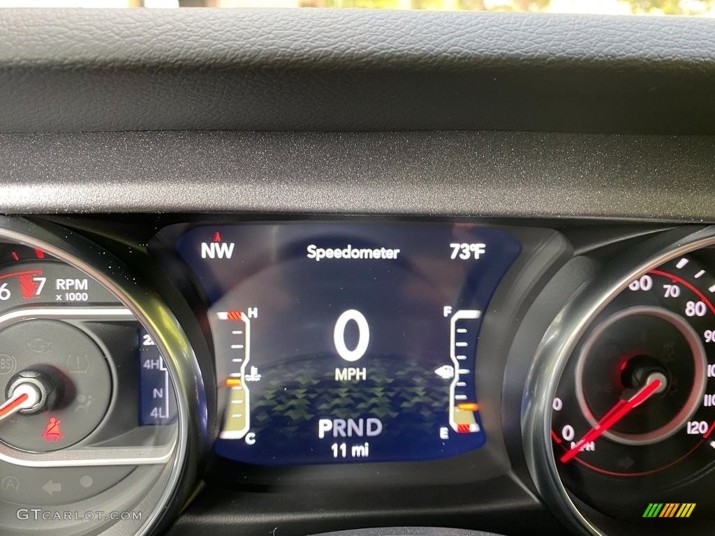 2021 Jeep Gladiator Mojave 4x4 Gauges Photo #140010015