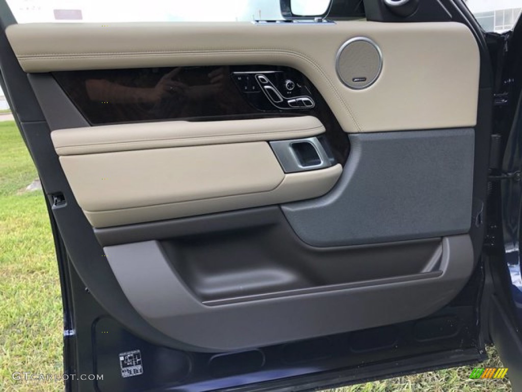2021 Land Rover Range Rover P525 Westminster Almond/Espresso Door Panel Photo #140010493