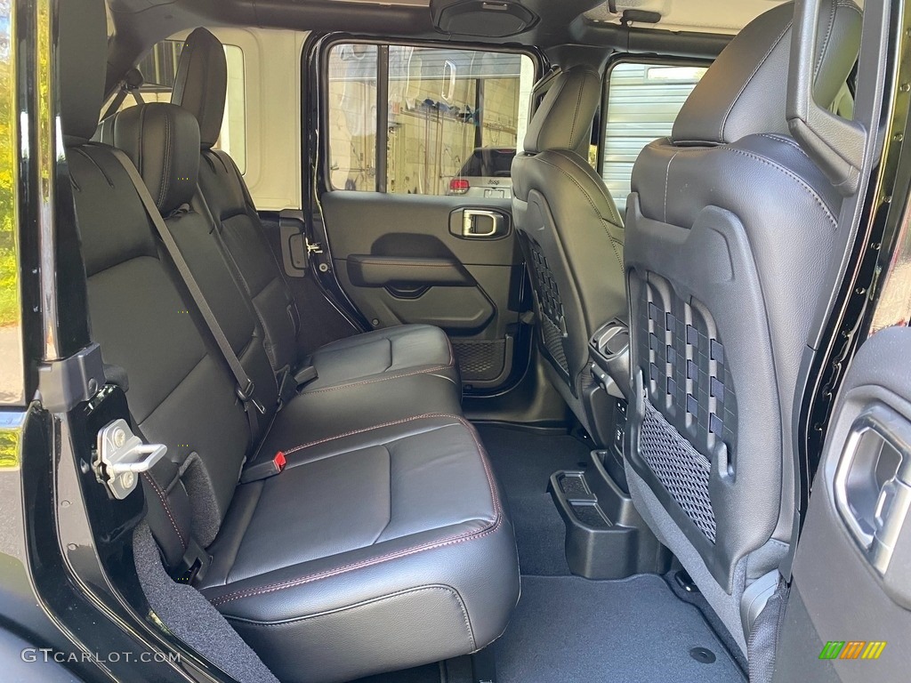 Black Interior 2021 Jeep Wrangler Unlimited Rubicon 4x4 Photo #140010541