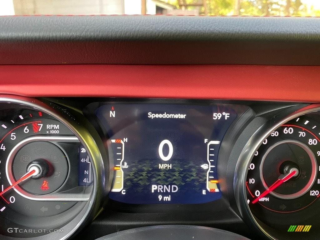 2021 Jeep Wrangler Unlimited Rubicon 4x4 Gauges Photo #140010641
