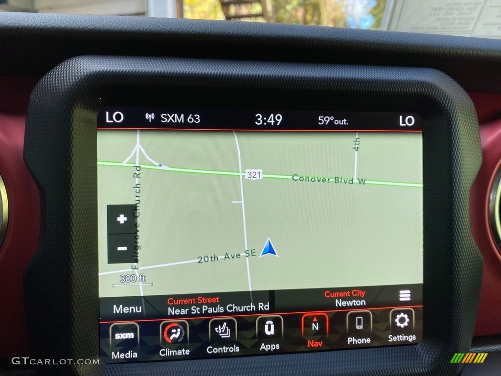 2021 Jeep Wrangler Unlimited Rubicon 4x4 Navigation Photo #140010679