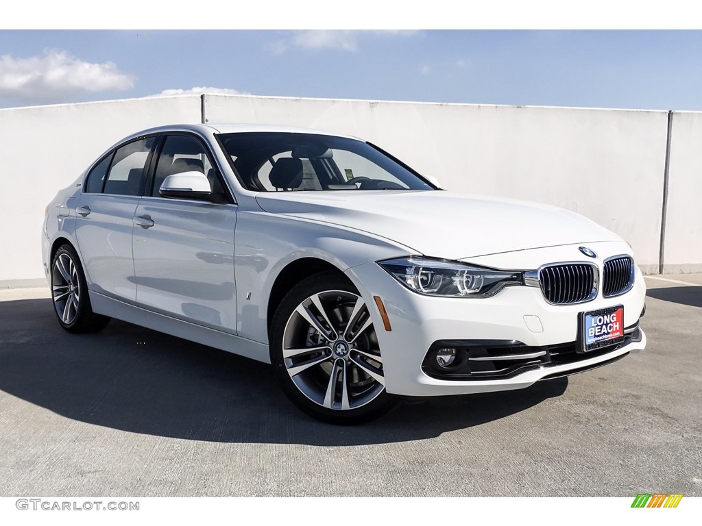 2018 3 Series 330e iPerformance Sedan - Alpine White / Black photo #12