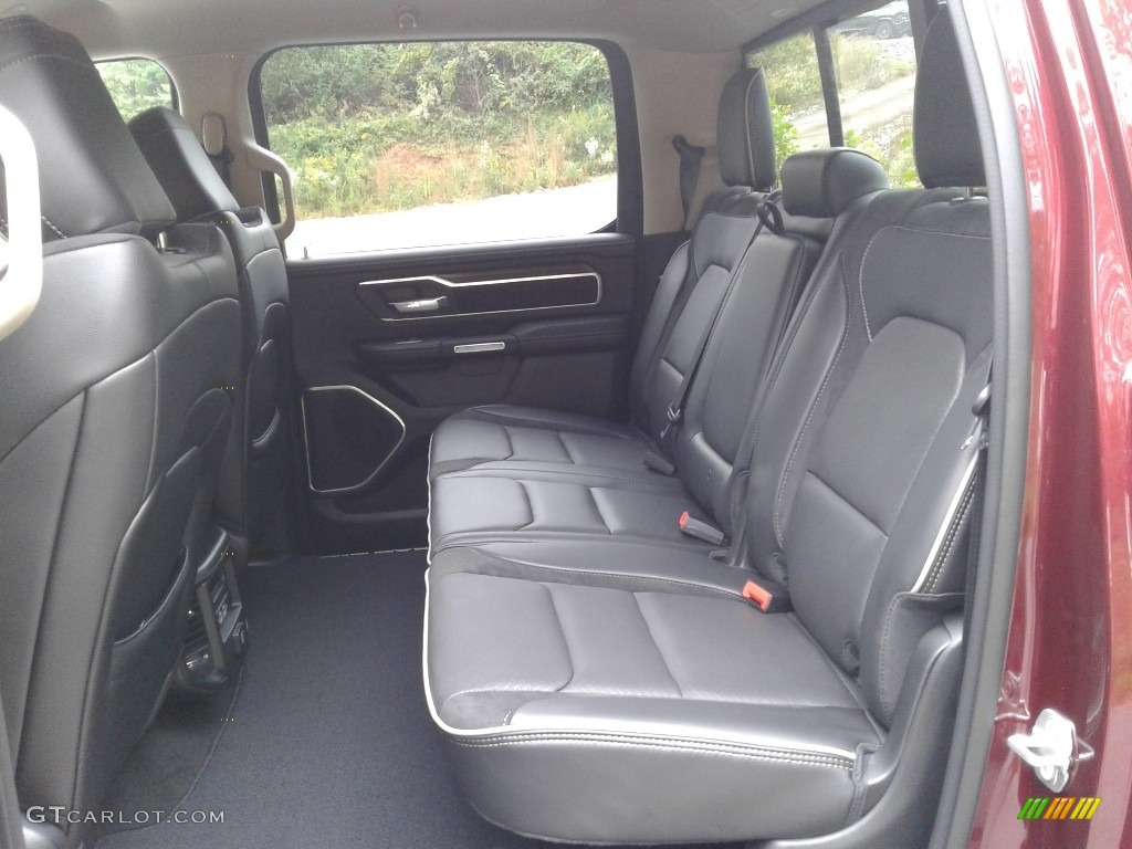 Black Interior 2021 Ram 1500 Laramie Crew Cab 4x4 Photo #140011126