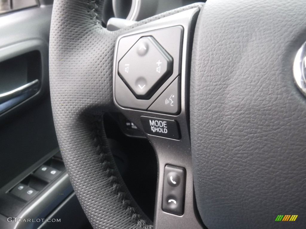 2020 Toyota Tacoma TRD Pro Double Cab 4x4 Black Steering Wheel Photo #140011462