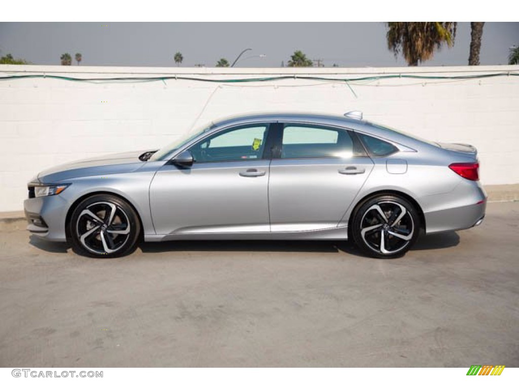 2019 Accord Sport Sedan - Lunar Silver Metallic / Black photo #8