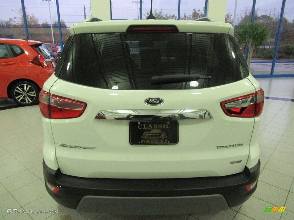 2019 EcoSport Titanium - White Platinum Metallic / Ebony Black photo #8