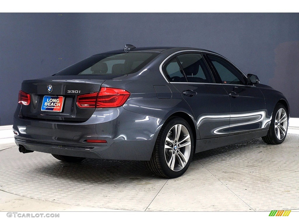 2017 3 Series 330i Sedan - Mineral Grey Metallic / Black photo #13