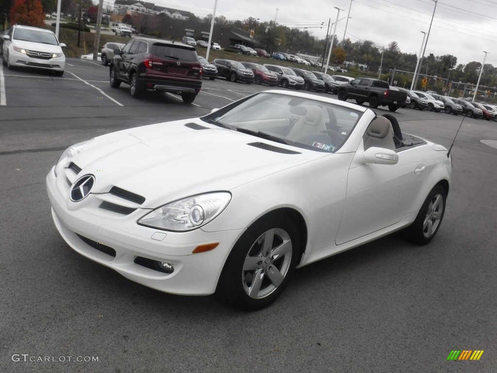 2007 SLK 280 Roadster - Arctic White / designo Sand photo #9