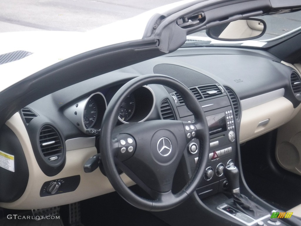 2007 SLK 280 Roadster - Arctic White / designo Sand photo #16