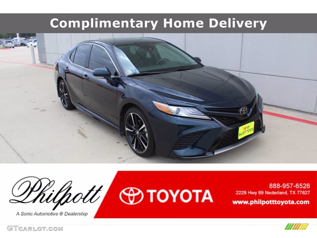 2019 Camry XSE - Galactic Aqua Mica / Black photo #1