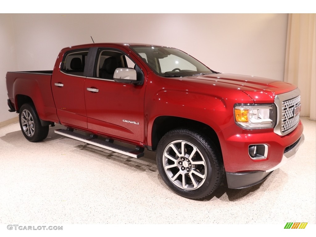 2020 Canyon Denali Crew Cab 4WD - Red Quartz Tintcoat / Jet Black photo #1