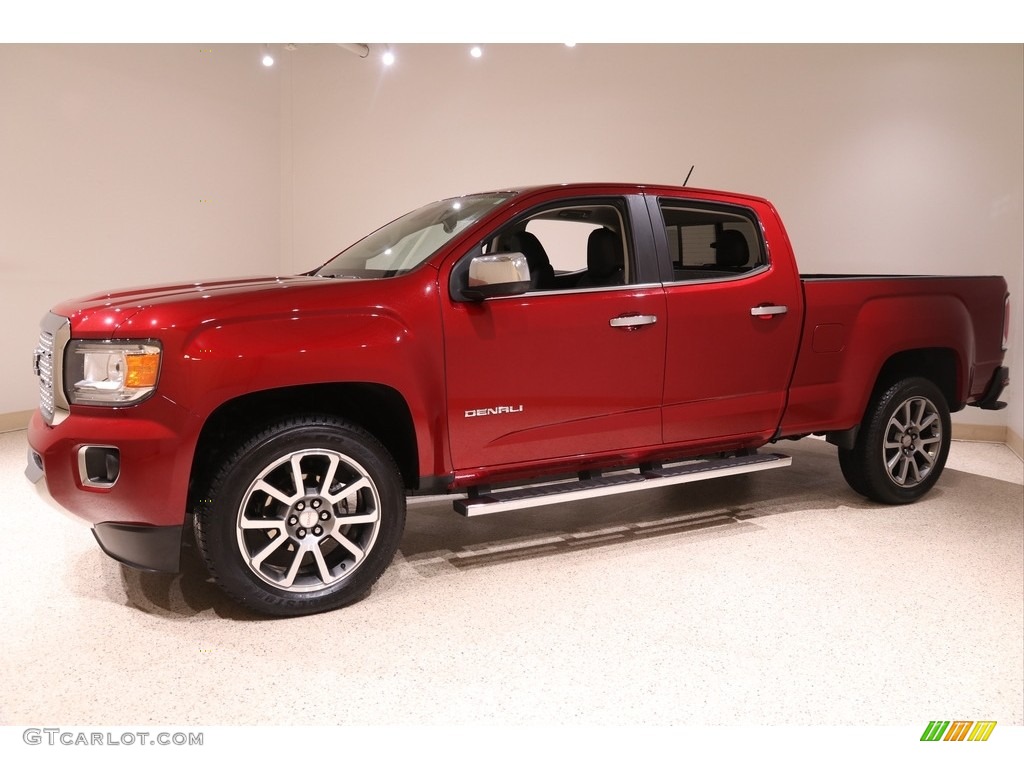 Red Quartz Tintcoat 2020 GMC Canyon Denali Crew Cab 4WD Exterior Photo #140015074