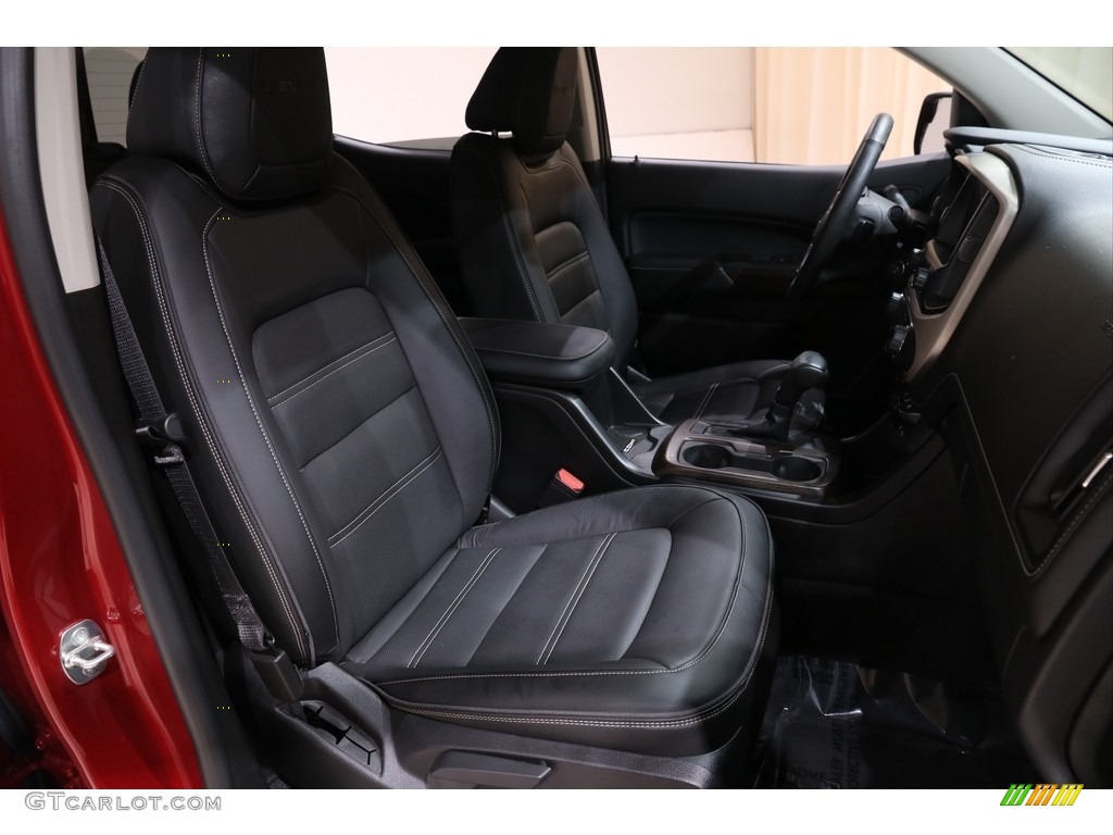 Jet Black Interior 2020 GMC Canyon Denali Crew Cab 4WD Photo #140015269
