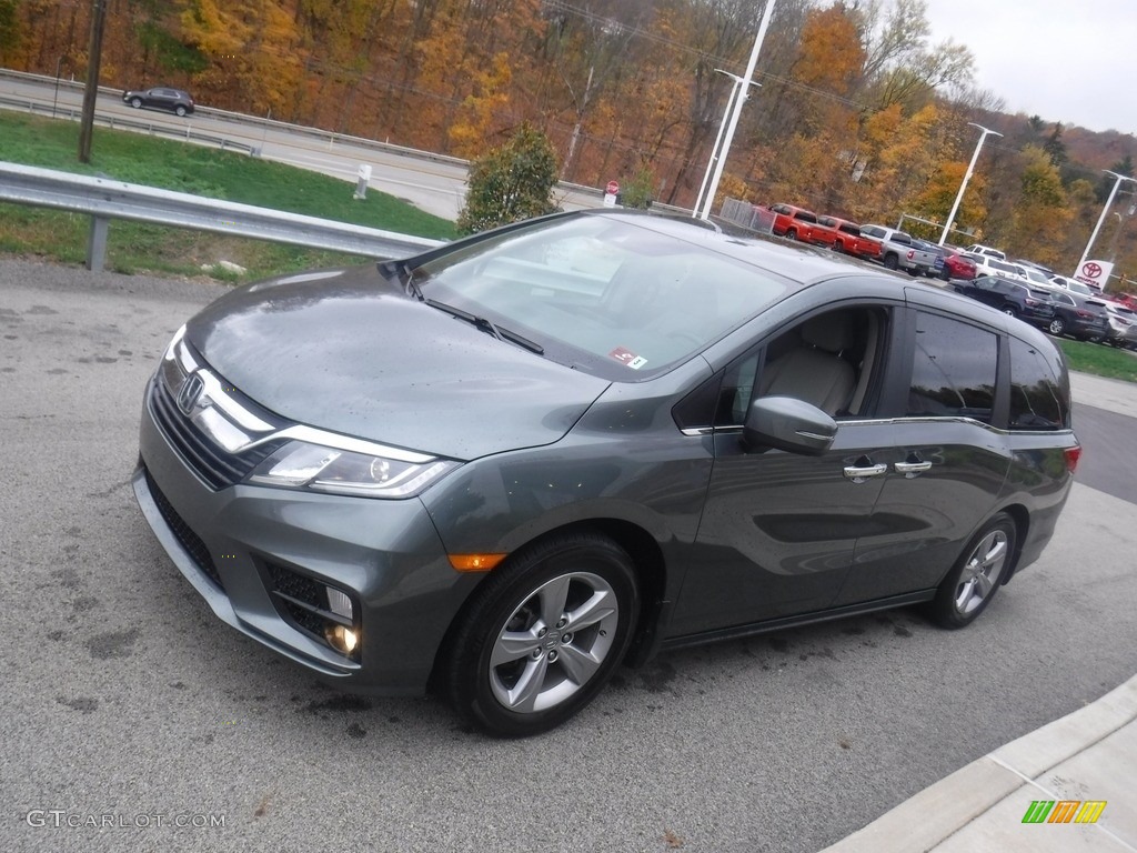 2019 Odyssey EX-L - Forest Mist Metallic / Beige photo #12