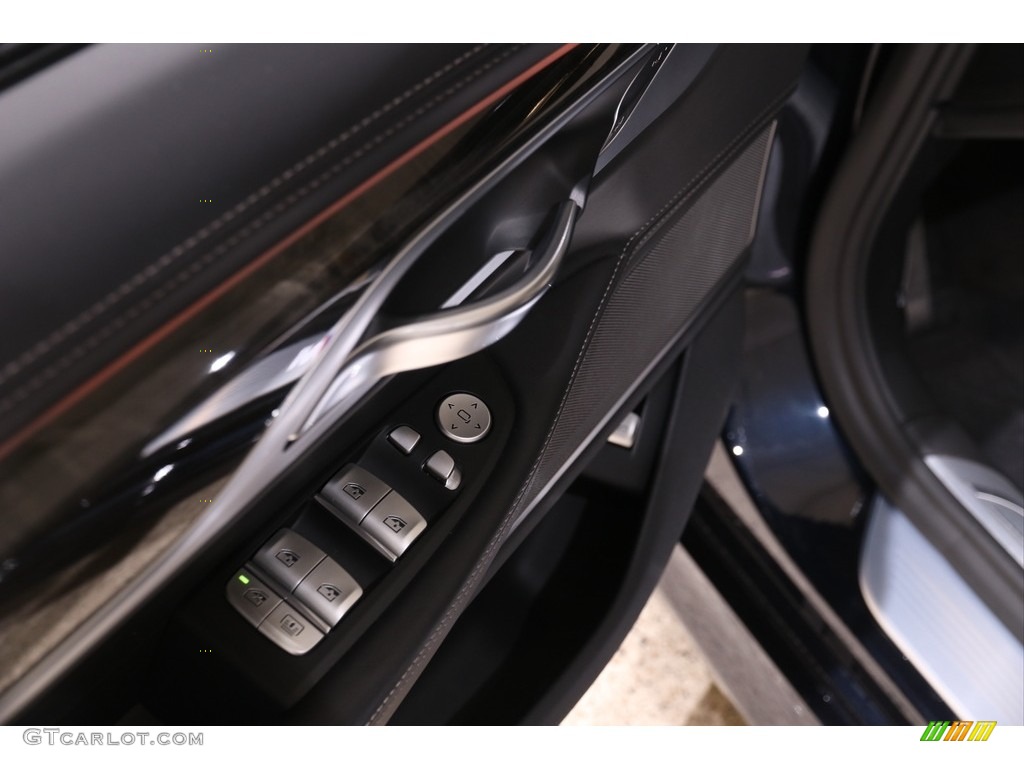 2018 7 Series 750i xDrive Sedan - Carbon Black Metallic / Black photo #5