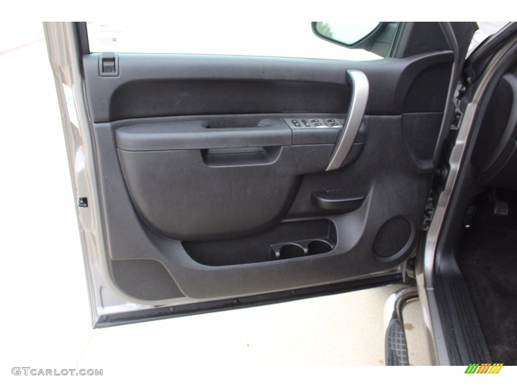 2012 Sierra 1500 SLE Crew Cab - Steel Gray Metallic / Ebony photo #9