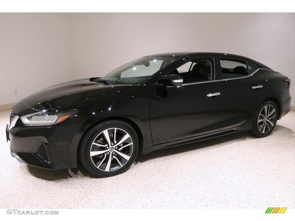 Super Black 2020 Nissan Maxima SV Exterior Photo #140016373