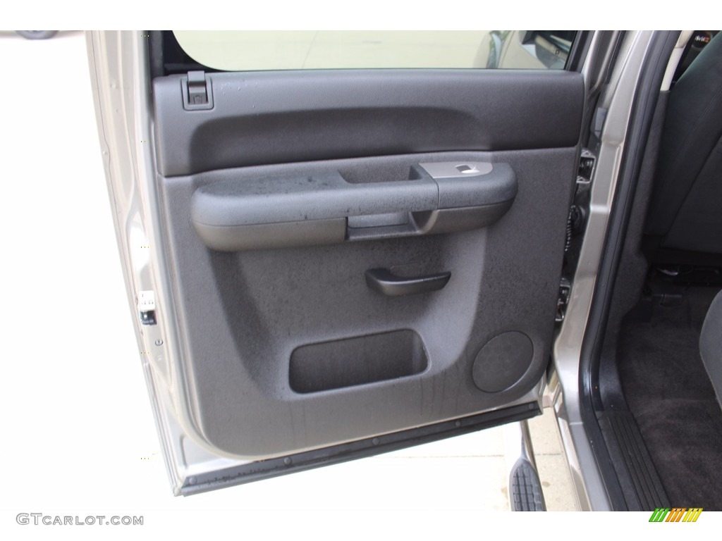 2012 Sierra 1500 SLE Crew Cab - Steel Gray Metallic / Ebony photo #18