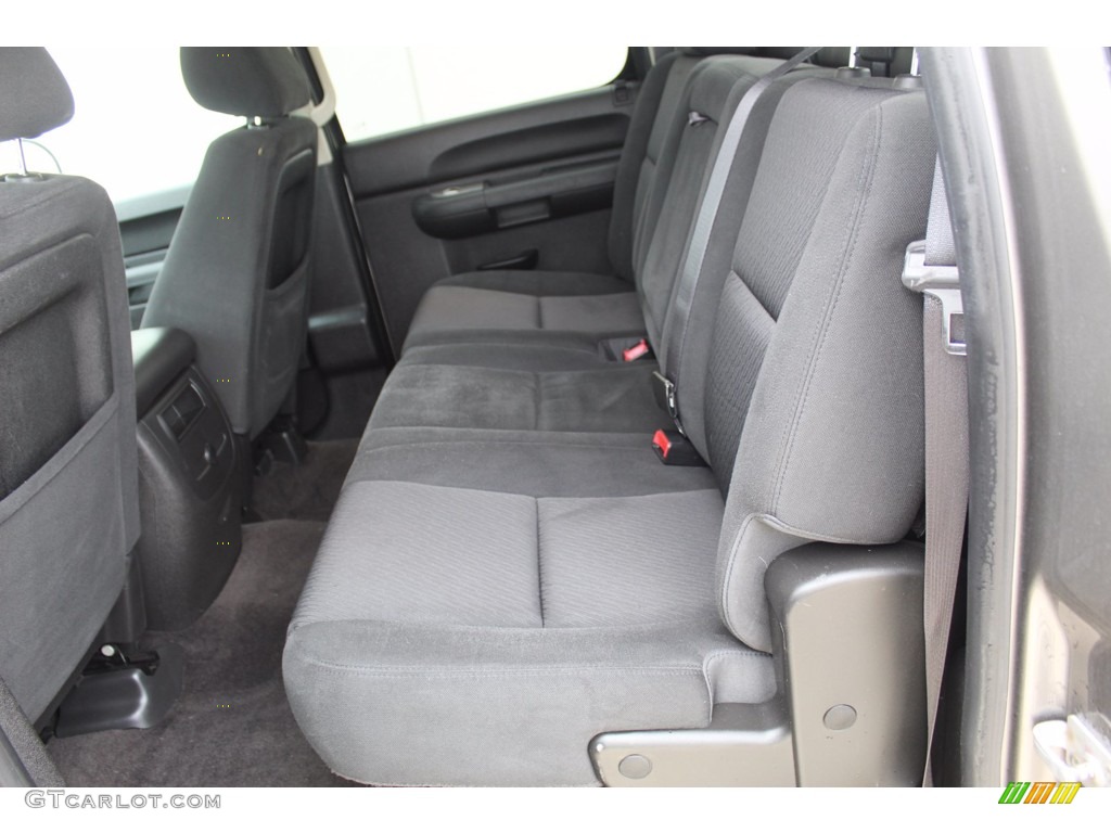 2012 Sierra 1500 SLE Crew Cab - Steel Gray Metallic / Ebony photo #19