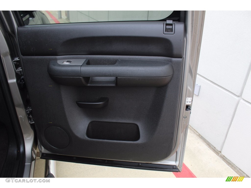 2012 Sierra 1500 SLE Crew Cab - Steel Gray Metallic / Ebony photo #23