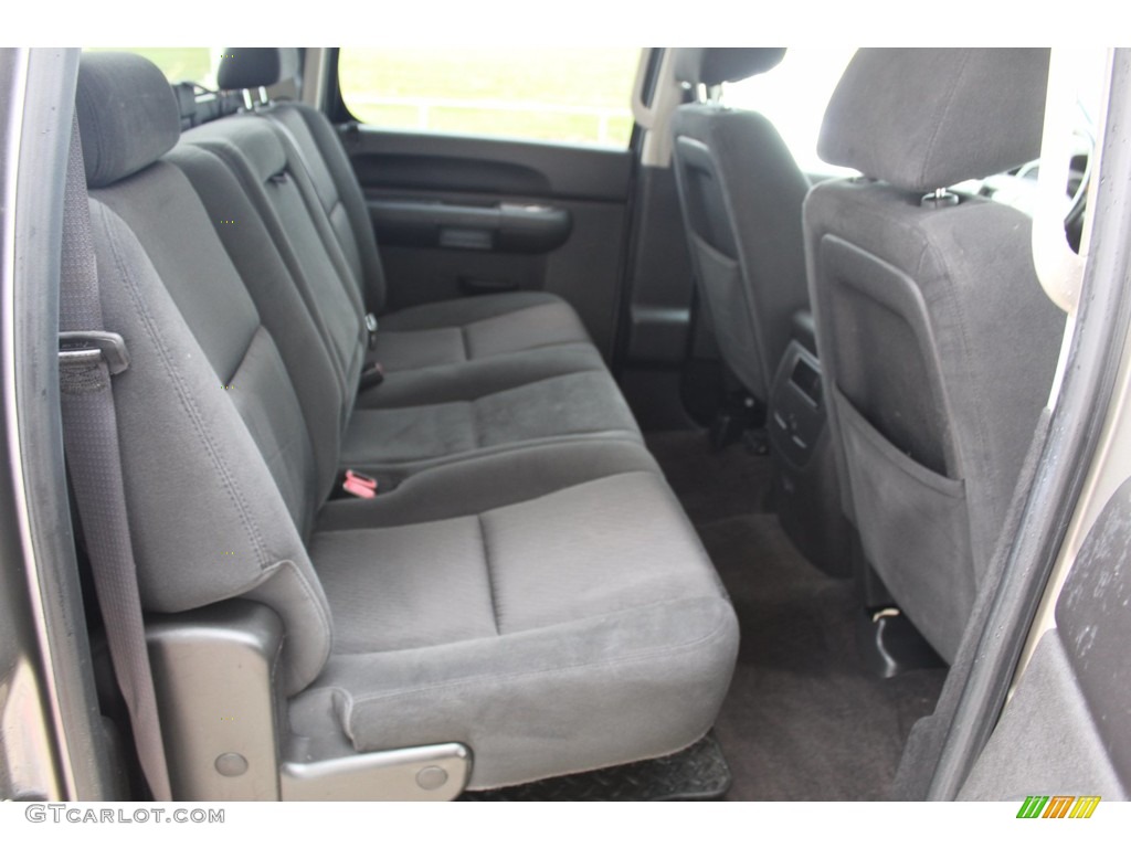 2012 Sierra 1500 SLE Crew Cab - Steel Gray Metallic / Ebony photo #24