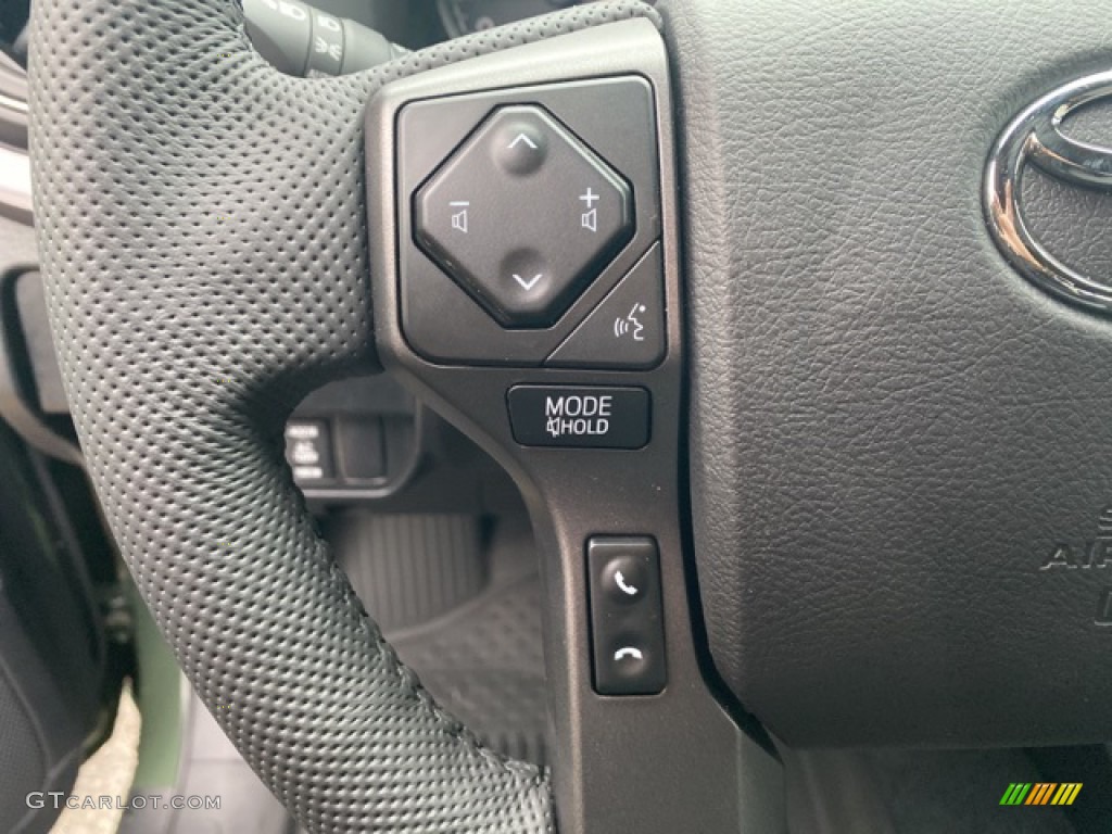 2021 Toyota Tacoma TRD Sport Double Cab 4x4 TRD Cement/Black Steering Wheel Photo #140017925