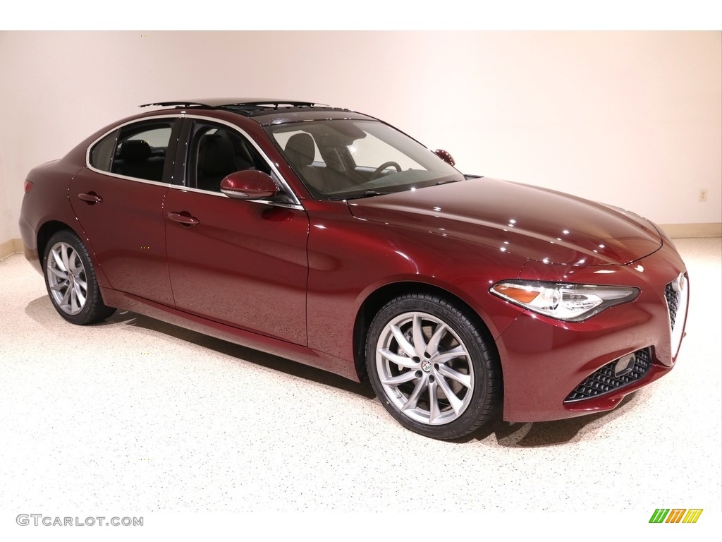 2018 Giulia Sport AWD - Monza Red Metallic / Black/Dark Gray photo #1