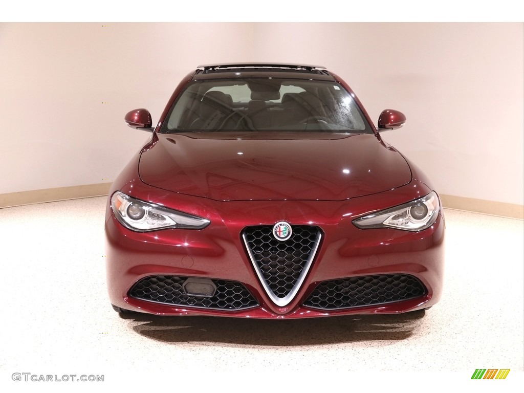 2018 Giulia Sport AWD - Monza Red Metallic / Black/Dark Gray photo #2