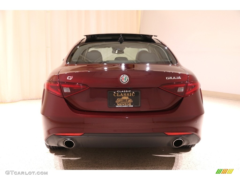 2018 Giulia Sport AWD - Monza Red Metallic / Black/Dark Gray photo #30