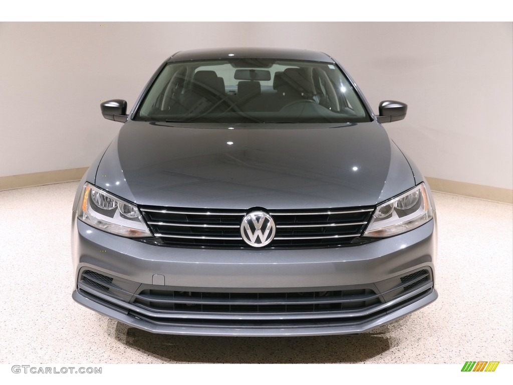 2016 Jetta S - Platinum Grey Metallic / Titan Black photo #2