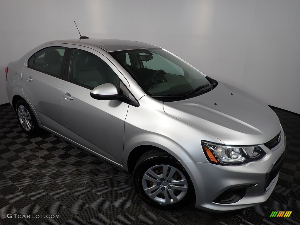 Silver Ice Metallic 2017 Chevrolet Sonic LS Sedan Exterior Photo #140019473