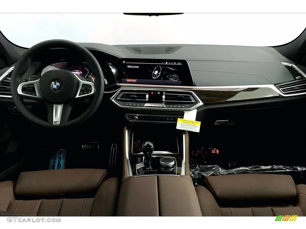 2021 BMW X6 xDrive50i Coffee Dashboard Photo #140019515