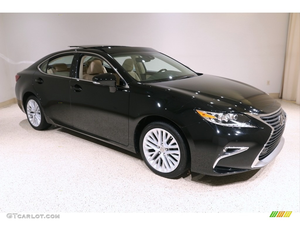 Obsidian 2018 Lexus ES 350 Exterior Photo #140019686