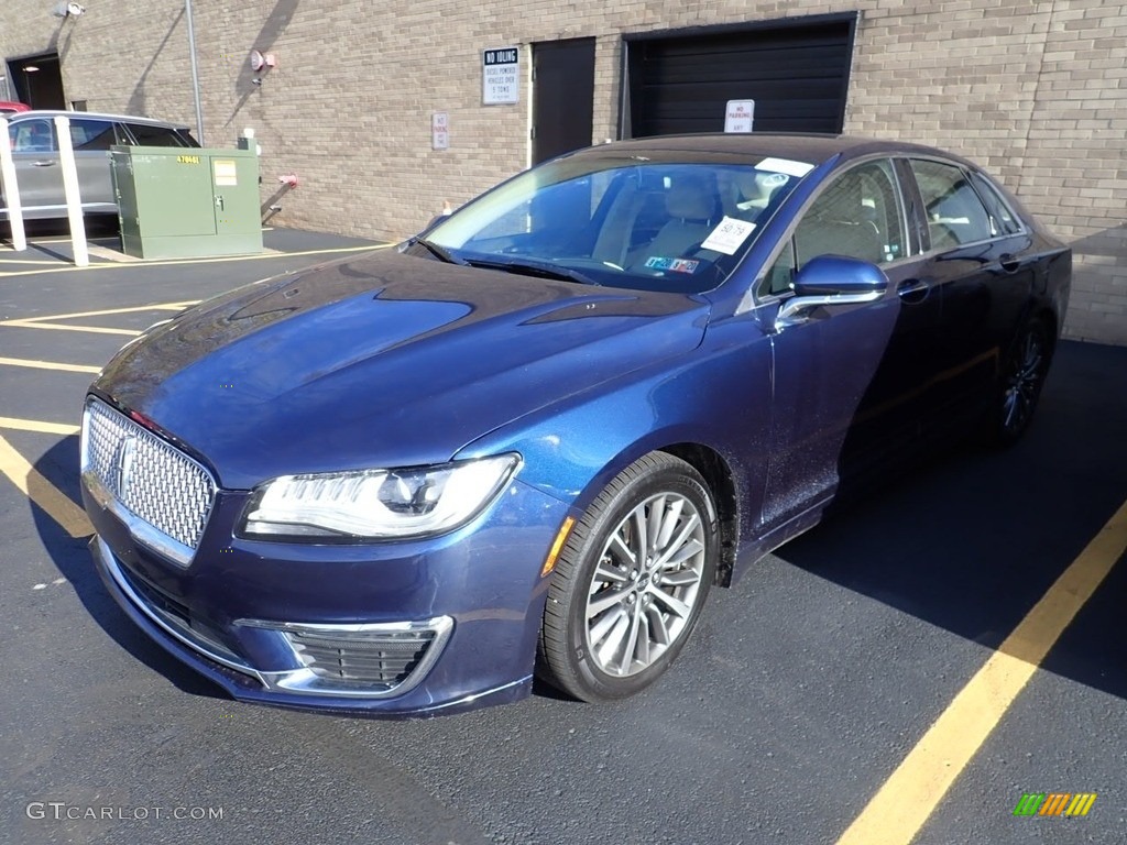 2017 MKZ Premier - Midnight Sapphire Blue / Cappuccino photo #1