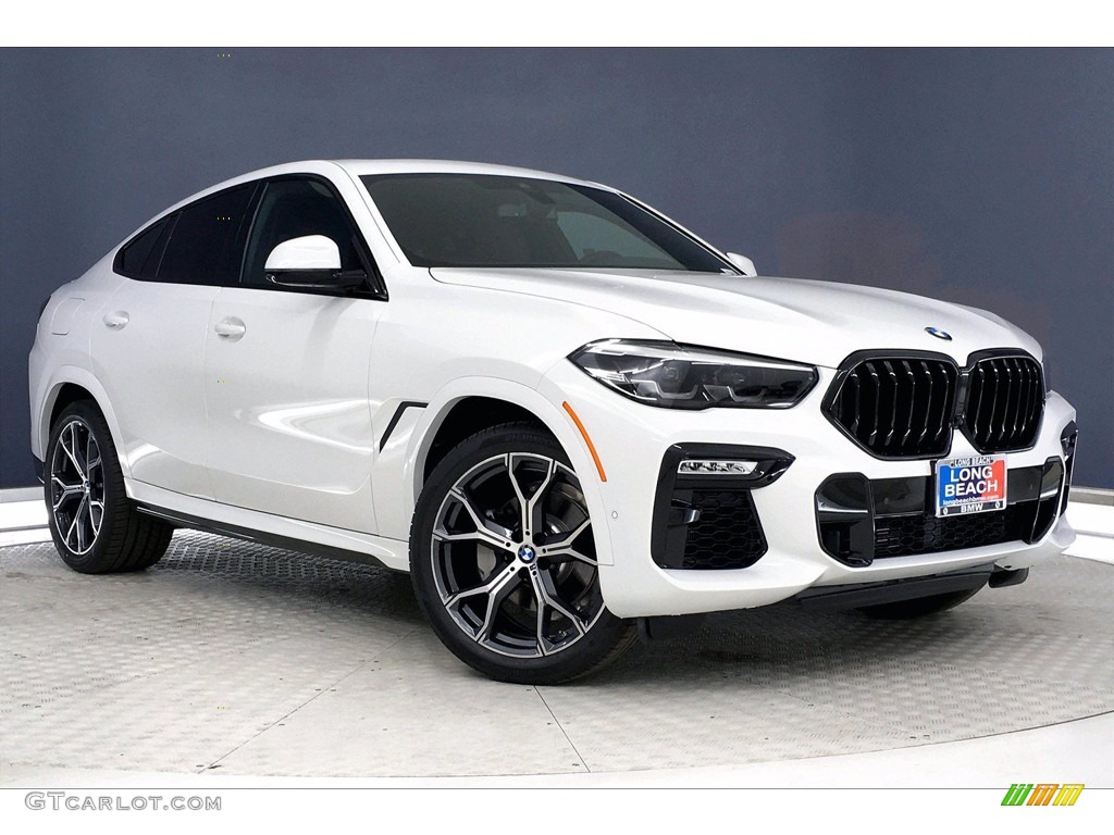 Alpine White 2021 BMW X6 xDrive50i Exterior Photo #140019911